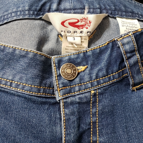 NWT Roper Ladies Sz 3 Denim Shorts - Picture 5 of 13